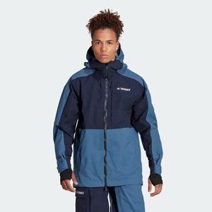 Adidas TERREX 3-LAYER NYLON SNOW JACKET Men's Size L HH9050 Waterproof New